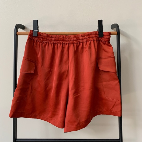 Zara Satin Shorts - Picture 2 of 4